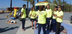 The lifeguards in Salou and monitor the beaches