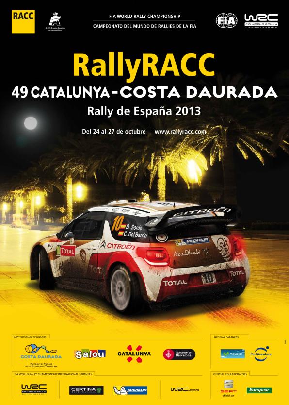 Cartel del 49 RallyRACC Catalunya-Costa Dorada.
