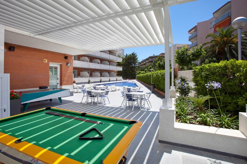 Terrassa dels apartaments les D&agrave;lies de Salou