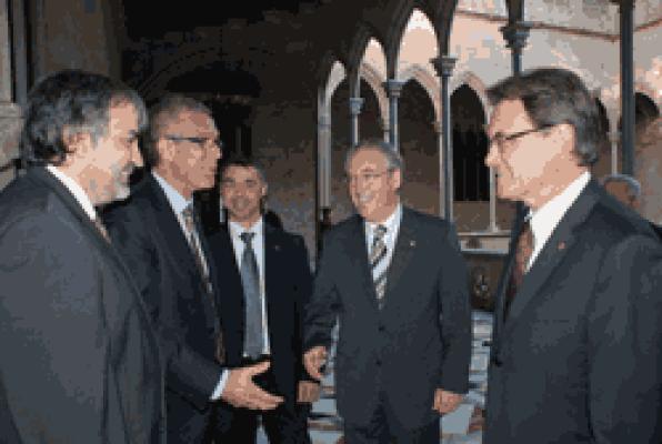 El president de la Diputació ha rebut la delegació dels Jocs Mediterranis Tarragona 2017