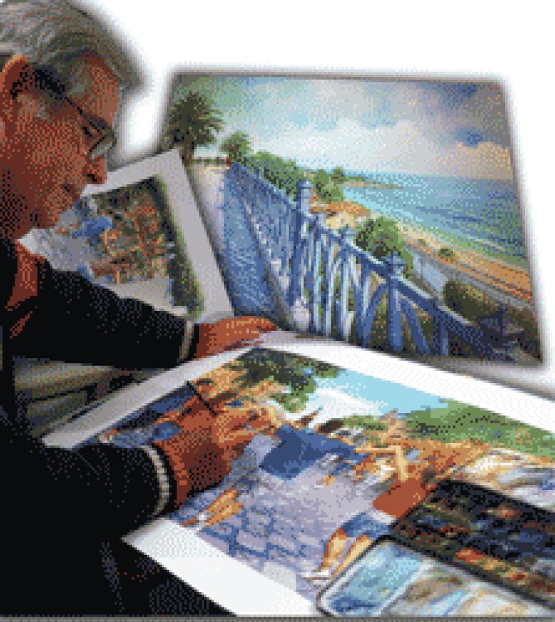 Exhibition of watercolors by Fermin Carr&eacute; in Tarragona