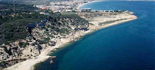 Platja del Reguerot del Clavegar, Salou. Costa Daurada 