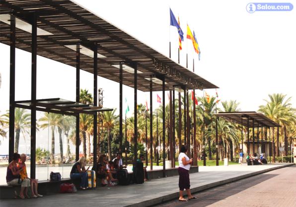 Estació d’autobusos de Salou, a la plaça de les Comunitats Autònomes.