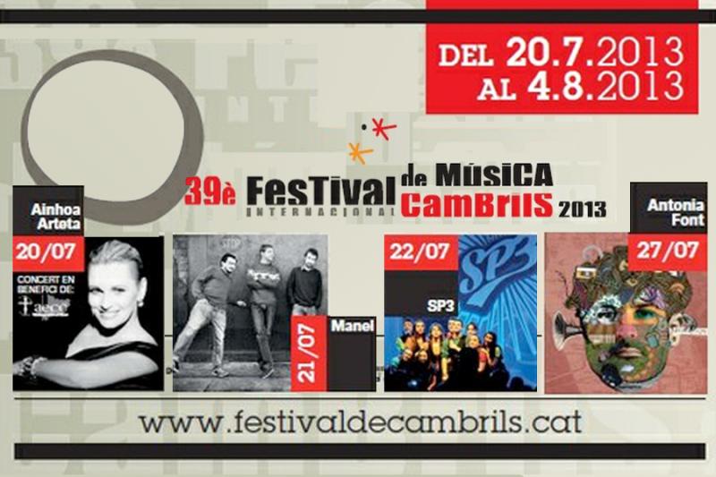 Los pr&oacute;ximos conciertos del Festival de M&uacute;sica de Cambrils. 