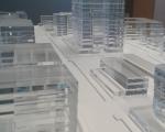 Maqueta del nuevo hotel de la calle Carles Buigas.