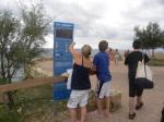 New tourist signs in the coves and beaches of Salou