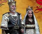 Fiesta medieval Rei en Jaume I en Salou