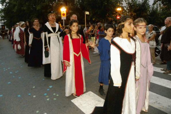 Seguici reial de la Festa medieval de Salou Rei en Jaume I