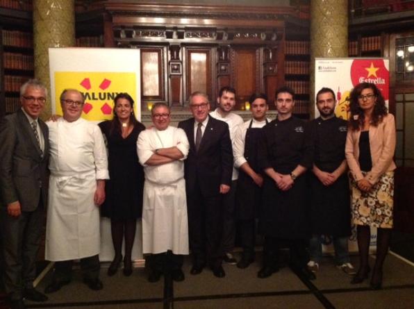 Representantes de la gastronomía en la feria World Travel Market