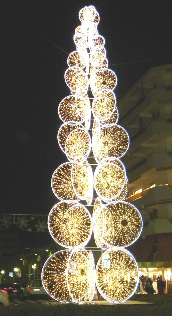 Christmas Tree 2013 Calle Barcelona Salou Via Roma