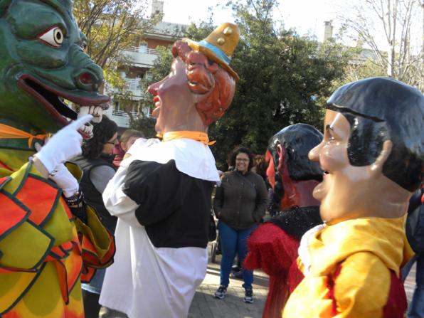 Capgrossos de l'Associació Sal-i-ou de Salou