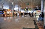 Barcelona-El Prat airport receives flights from many countries.