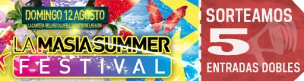 Sorteamos 5 entradas dobles para el Masía Summer Festival de Bellvei