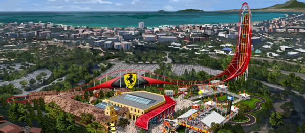 Ferrari Land tindrà l'accelerador més alt i ràpid d'Europa