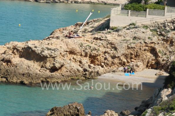 One of the new platforms installed in Cap Salou