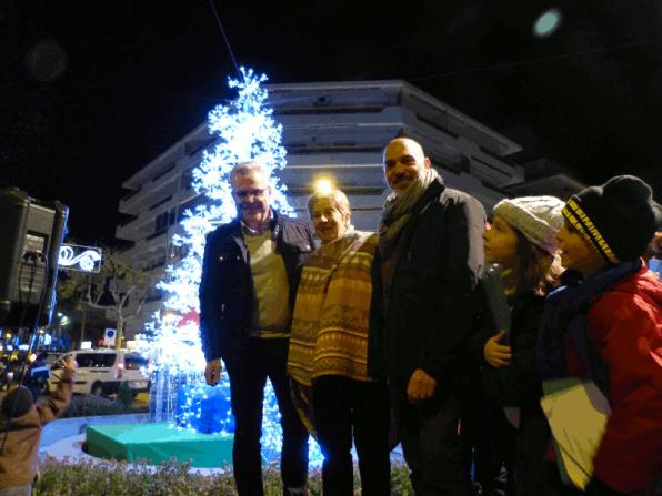 Christmas lights in Salou