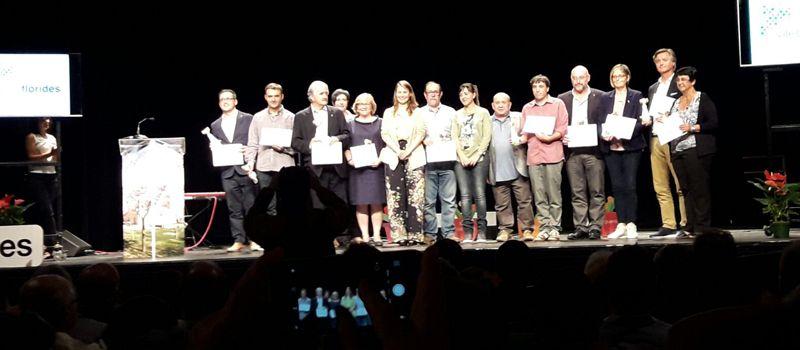 Representants dels municipis Vila Florida amb 3 flors