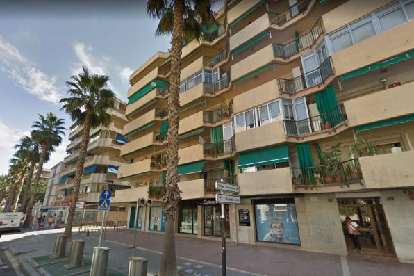 The woman was held in this building on Barcelona Street