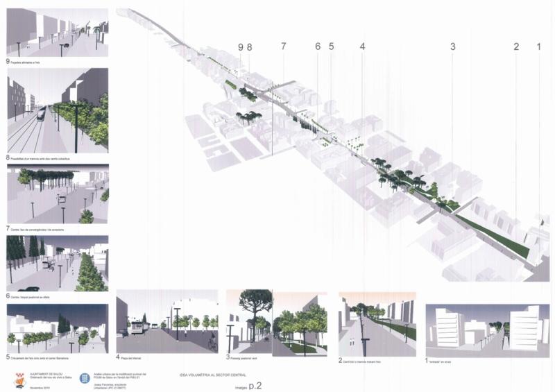 Plano de la tramvia, una proposta de futur per a l'Eix C&iacute;vic