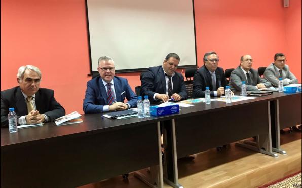 Mayor Granados, during the days on tourism in Agadir.