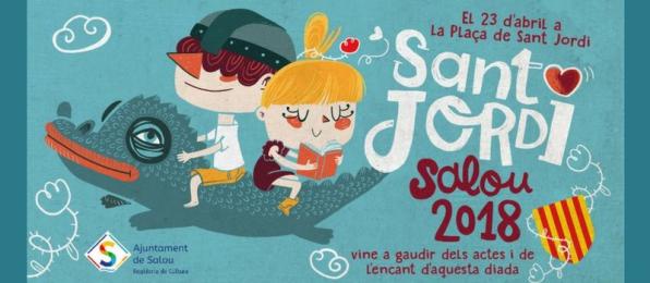 Programa de los actos de Sant Jordi de 2018.