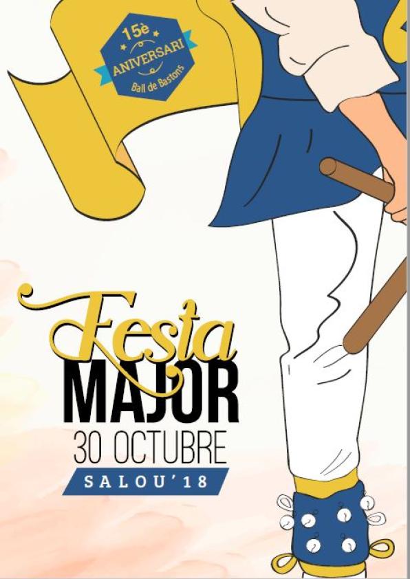 Cover of the program of activities of the Fiesta Mayor in October