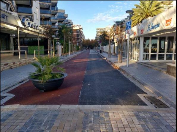Se ha renovado el pavimento entre la calle Mayor y el paseo Jaime I