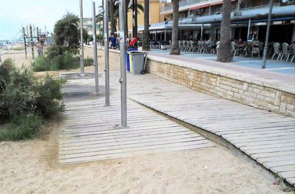 The accumulation of sand is the main problem in showers