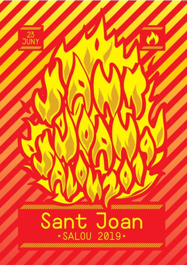 Cartell de la Revetlla de Sant Joan de Salou 2019