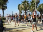 Image of one of the zumba classes in Salou