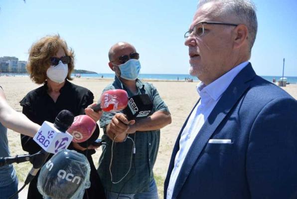 The mayor of Salou has explained the control of access to the beaches