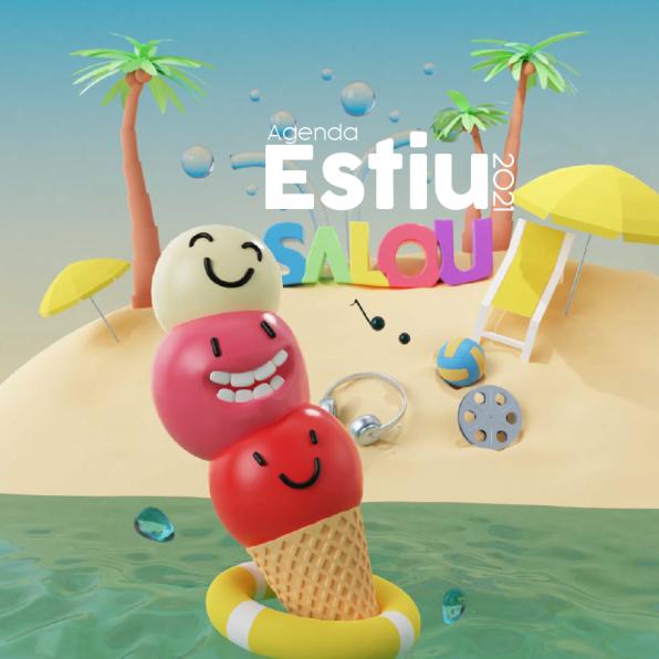 Cartell de les activitats d'estiu 2021 a Salou