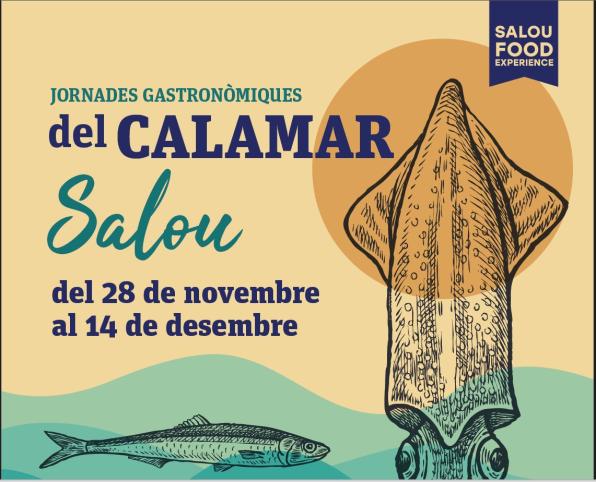 Cartell de les Jornades Gastron&ograve;miques del Calamar 2025