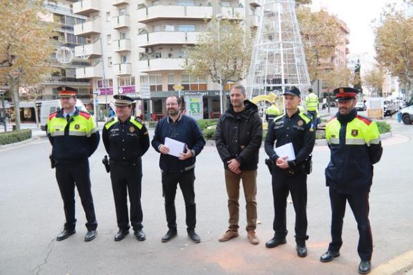 Police team that will tour Salou in favor of security.