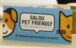 Salou Pet-Friendly sign