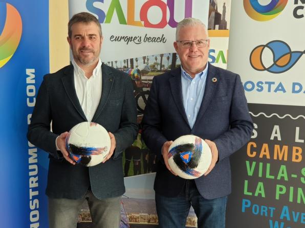 The mayor of Salou and the CEO of Mare Nostrum Cup