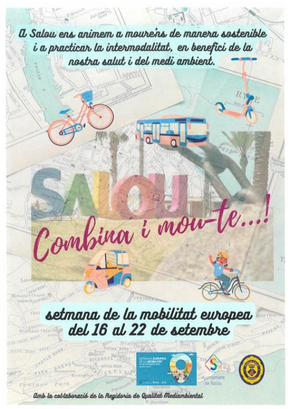 Campaña de movilidad sostenible en Salou