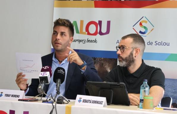 Los concejales de Salou Yeray Moreno y Sebastià Domínguez