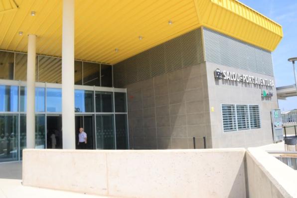 Inauguration of the train station Salou-PortAventura