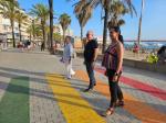 Salou ha pintado pasos de peatones con los colores LGBTI+