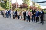 Corporación municipal de Salou con la secretaria de estado de Turismo