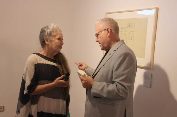 L'alcalde de Salou, Pere Granados, amb Victoria Bonet