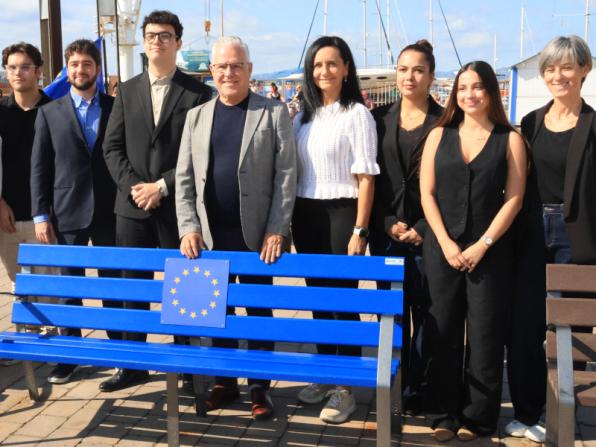 Salou té el primer "Banc per Europa" de la demarcació de Tarragona