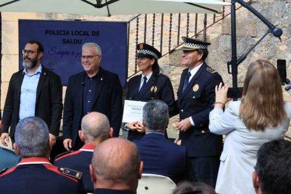 Reconeixement a una agent de la Policia Local de Salou