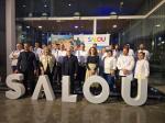Autoridades y restauradores en "Salou, la historia continua"