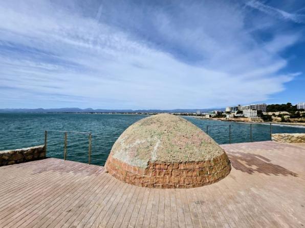 Nido de ametralladora o b&uacute;nker de Po-roig. Cedida