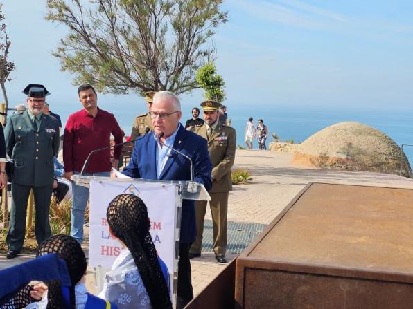 Mayor Pere Granados at the inauguration