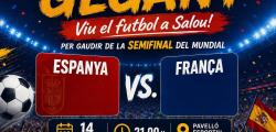 Salou instal&middot;lar&agrave; una pantalla gegant pel partit Espanya-Fran&ccedil;a
