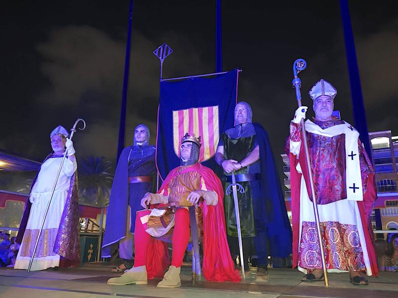 Arrival of King James I (provided)