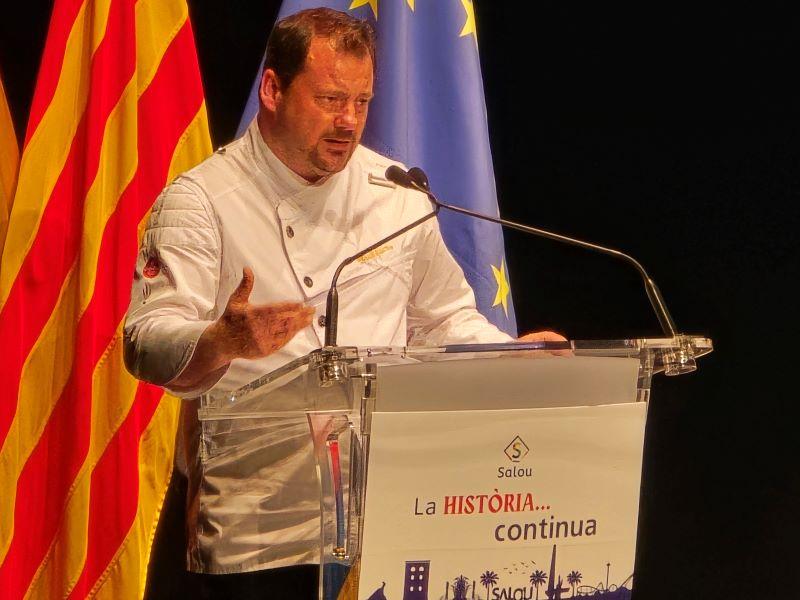 Pep Moreno en un acto de promoci&oacute;n de Salou